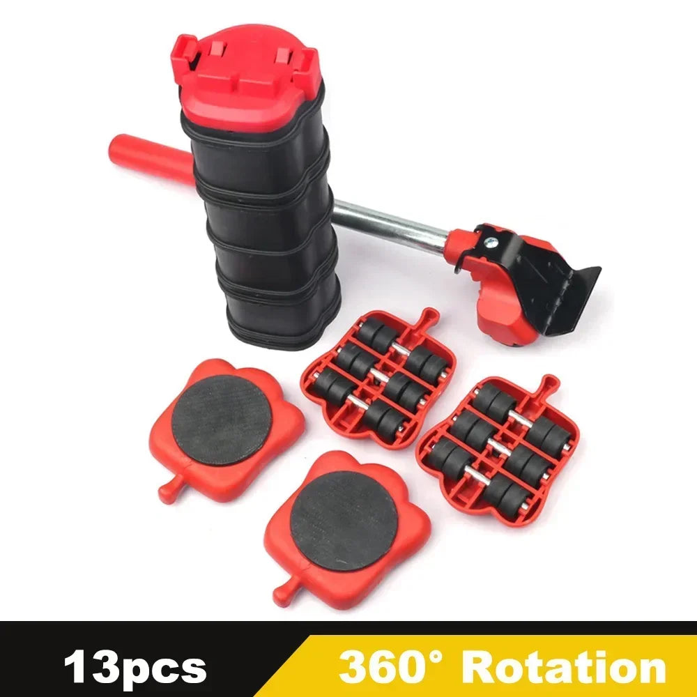 Furniture Moving Sliders Set Professional Furniture Lifter Tool Moving Labor-Saving Furniture Lifter Rollers Transport Tool