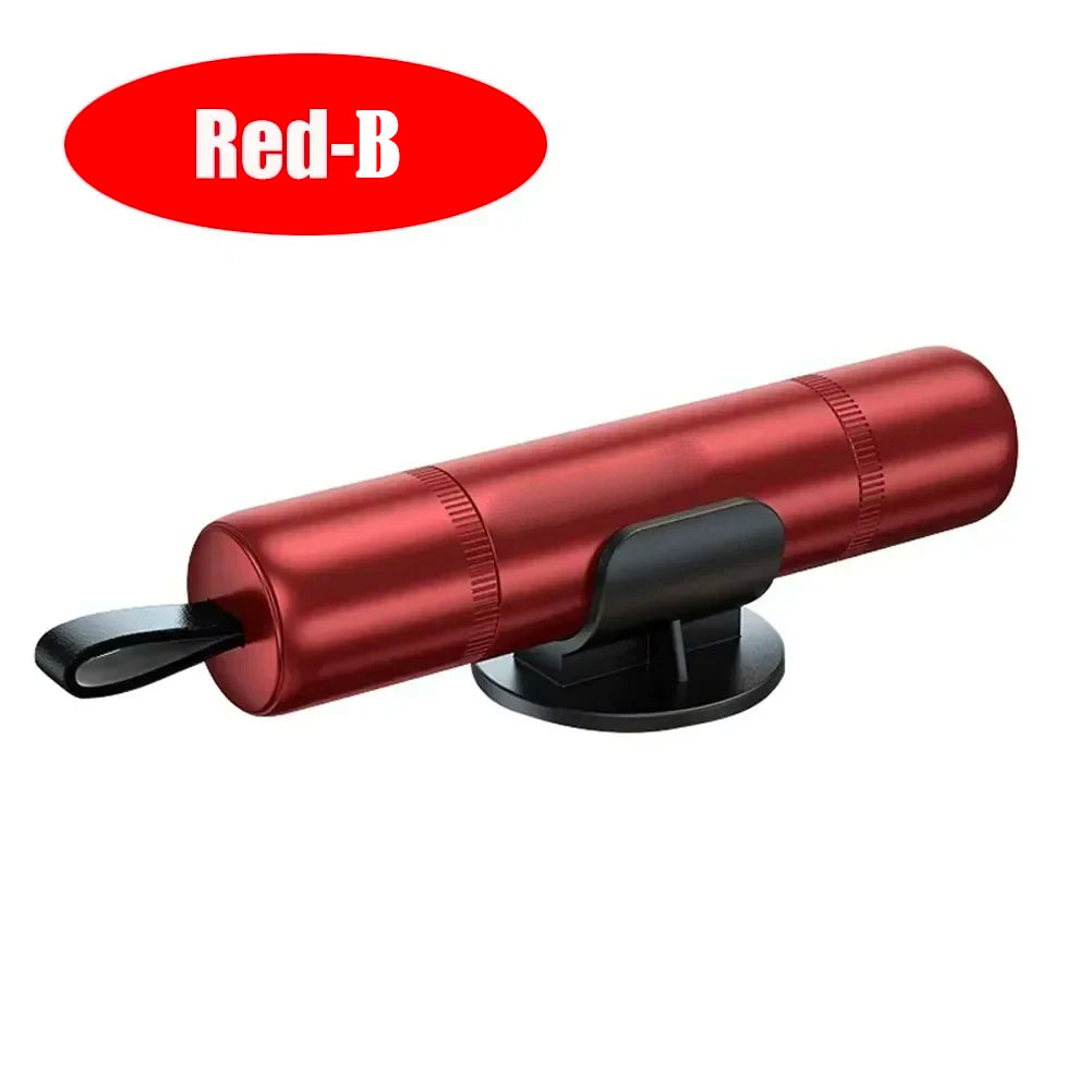 2 in 1 Car Safety Hammer Emergency Escape Tool Tungsten Steel Tip Glass Breaker Seatbelt Cutter Auto Emergency Rescue Kit